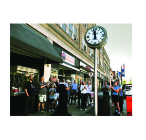 Keeping time: Restored High Street post clock unveiled